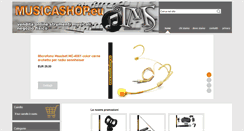 Desktop Screenshot of musicashop.eu